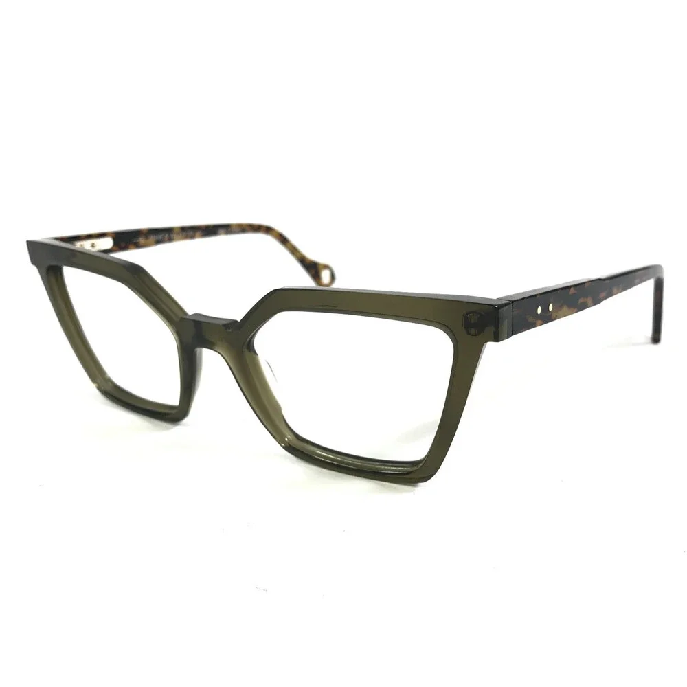 Anne & Valentin Eyeglasses Frames BARCELONETA 21C17 Olive Tortoise 51-19-147